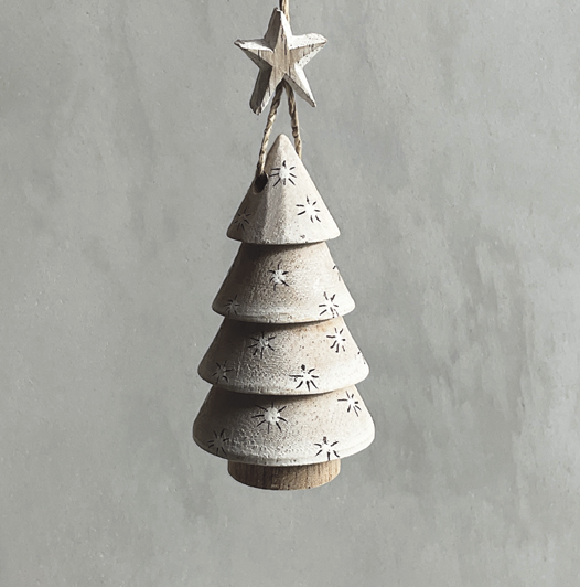 Wooden Tree Hanging Decoration - Small