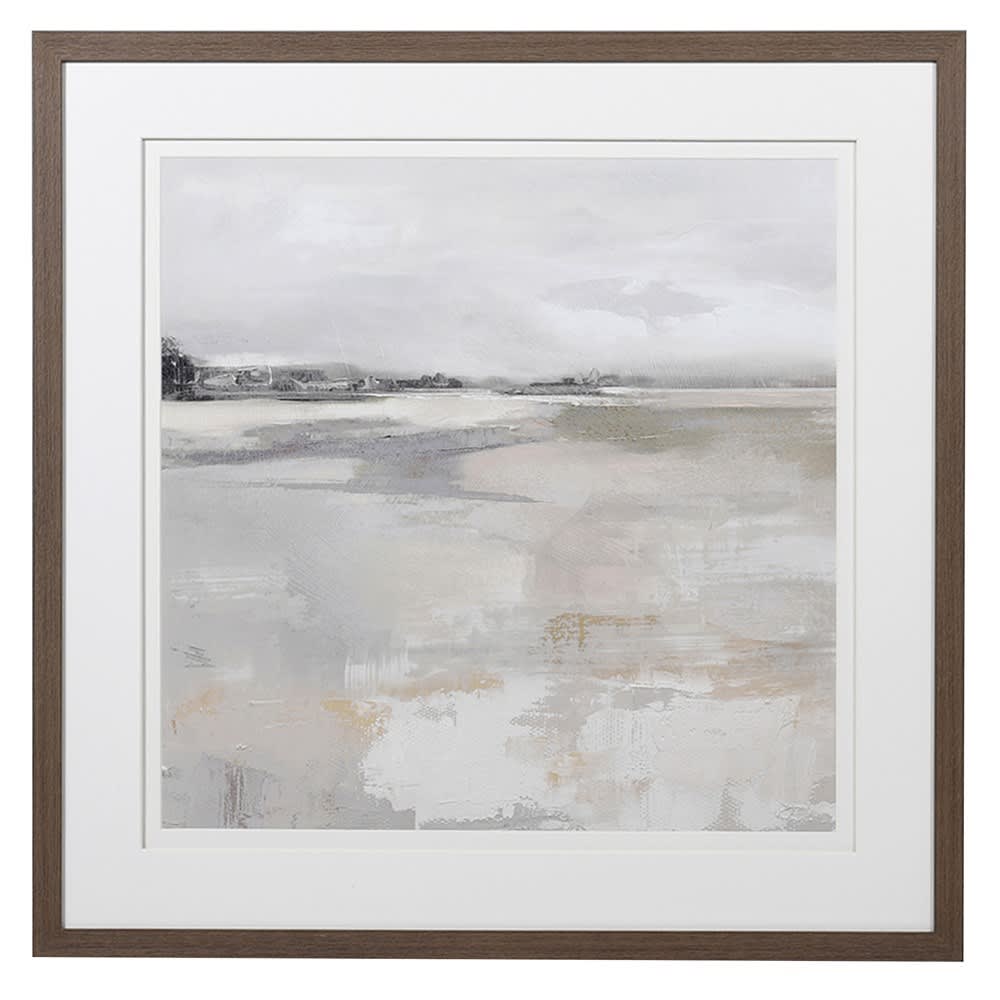 Mist Over Water Picture in Mid-Oak Effect Frame – Just So Interiors